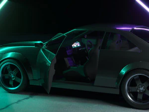nissan 240 sx rocket bunny s14 3D Model