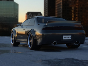 nissan 240 sx rocket bunny s14 Modelo 3D