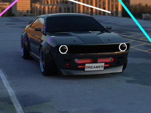 nissan 240 sx rocket bunny s14 Modelo 3D