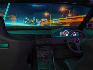 nissan 240 sx rocket bunny s14 3D Model
