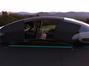 flying car concept 3D Model
