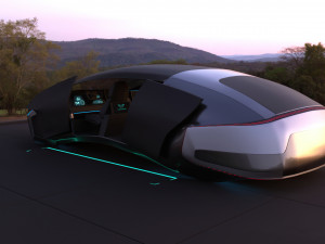 flying car concept 3D मॉडल