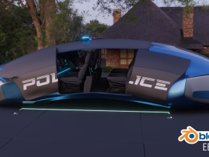 flying car concept 3D मॉडल
