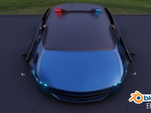 flying car concept 3D मॉडल