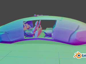 flying car concept 3D मॉडल