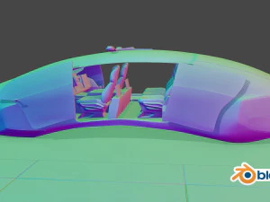 flying car concept 3D Model