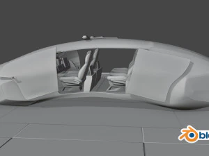 flying car concept 3D Model