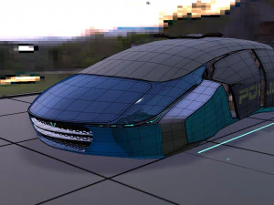 flying car concept 3D Model
