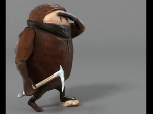 землекоп 3D Модель