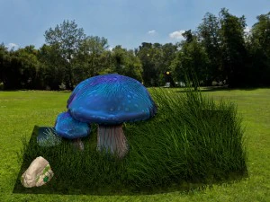 blue mushroom 3D Model