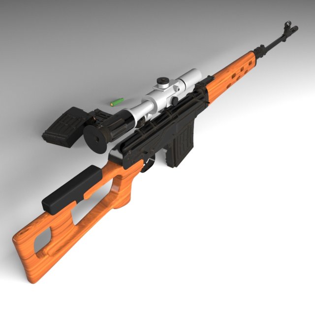 svd Modelo 3D .c4d .max .obj .3ds .fbx .stl .blend 