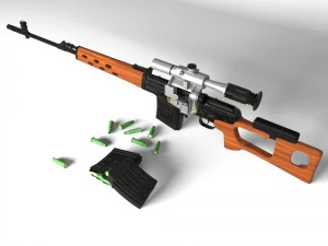 svd 3D Model