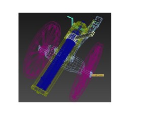 pulemiot gatlinga Model 3D