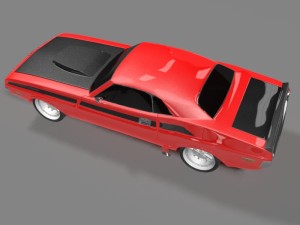 dodge challenger 1970 3D 모델