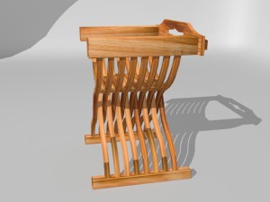 chair stul Model 3D