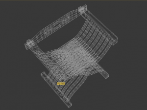 chair stul Model 3D