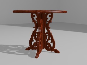 table Modèle 3D