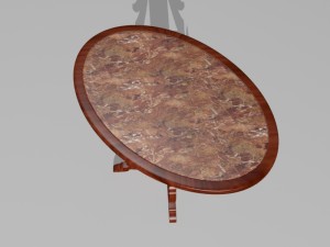 table Modèle 3D
