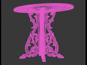 table Modèle 3D