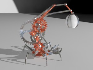 desk lamp 3D 모델