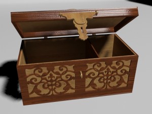 jewelry box Model 3D
