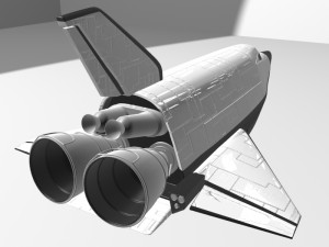 shuttle spaceship 3D 모델