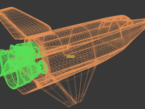 shuttle spaceship 3D 모델
