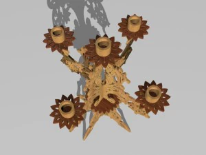 candlestick candleholder 3D Model