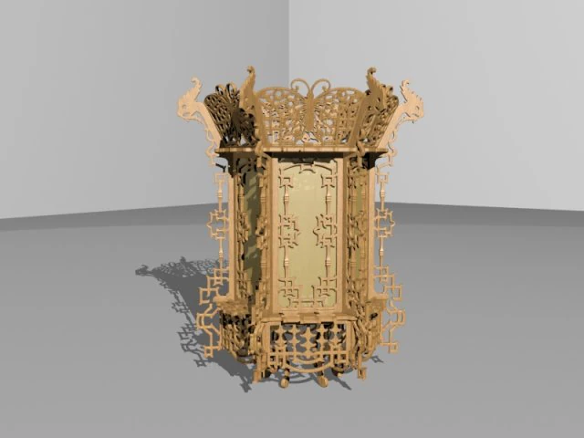 lantern chinese 3D Model .c4d .max .obj .3ds .fbx .stl .blend 