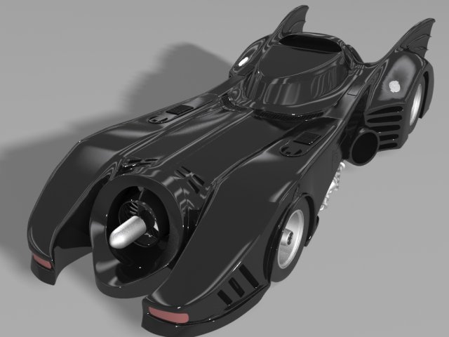 batmobile 3D-Modell .c4d .max .obj .3ds .fbx .stl .blend 