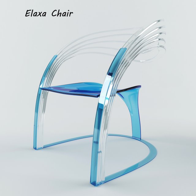 elaxa chair 3D Modell .c4d .max .obj .3ds .fbx .stl .blend 