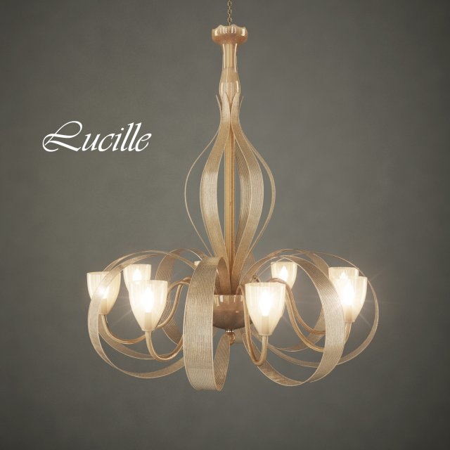 lucille 10-light 3D 모델 .c4d .max .obj .3ds .fbx .stl .blend 