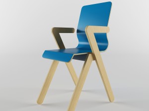 contemporary chair 3D 모델