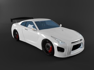 nissan gt-r 3D Модель