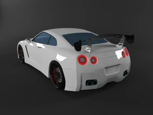 nissan gt-r 3D Model