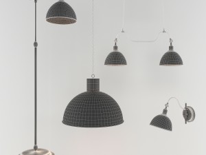 lights set markslojd ekelund Model 3D