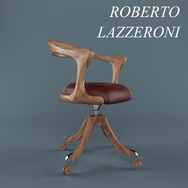 armchair roberto lazzeroni marlowe 3D 模型 .c4d .max .obj .3ds .fbx .stl .blend 