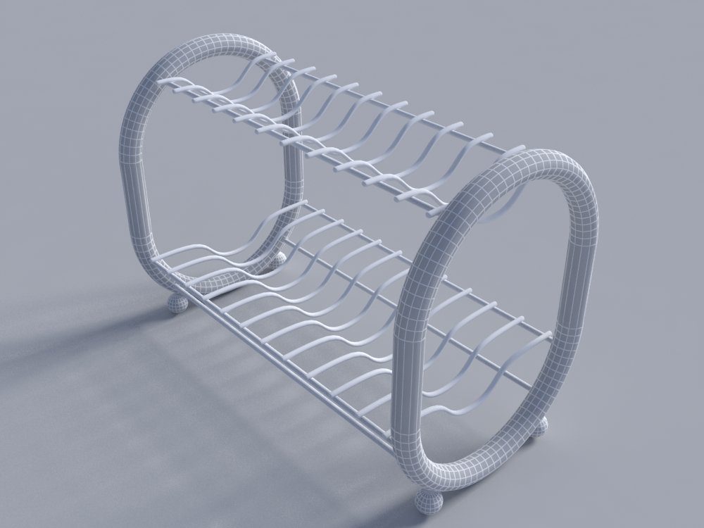 dish drainer 3D Model in Cookware Tools 3DExport