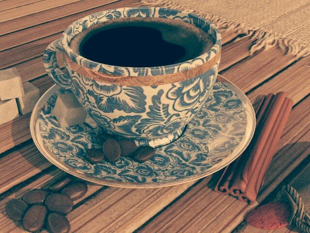 coffe 3D Model .c4d .max .obj .3ds .fbx .stl .blend 