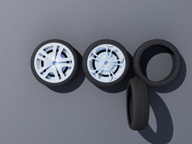 wheel Modèle 3D .c4d .max .obj .3ds .fbx .stl .blend 
