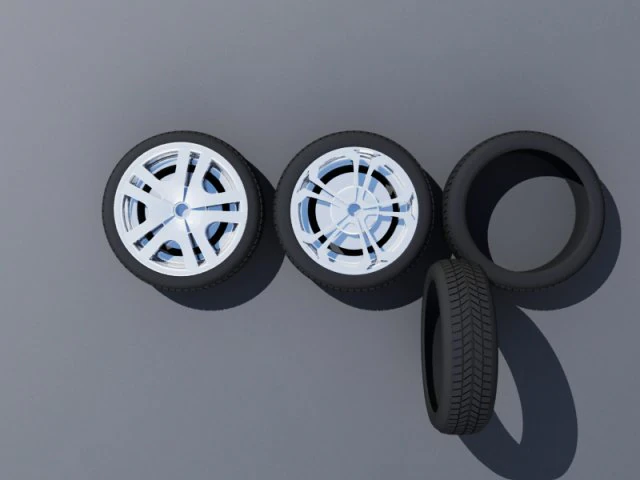 wheel 3D Model .c4d .max .obj .3ds .fbx .stl .blend 