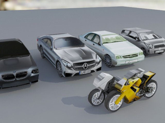 low poly cars Modèle 3D .c4d .max .obj .3ds .fbx .stl .blend 