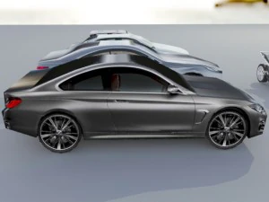low poly cars 3D Model