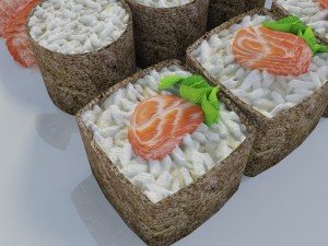 sushi omnomnom 3D Модель
