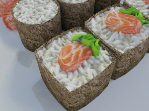 sushi omnomnom 3D Model