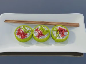 sushi omnomnom 3D Model