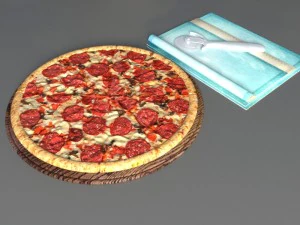 pizza omnomnom 3D Model