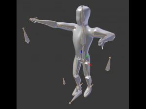homem simples Modelo 3D