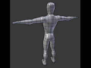 homem simples Modelo 3D