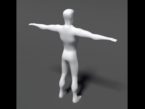 simple man 3D Модель
